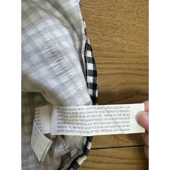 Forever 21 Jumper Overall Dress Skirt Women’s Small Checkered Black and White‎ - Picture 8 of 15